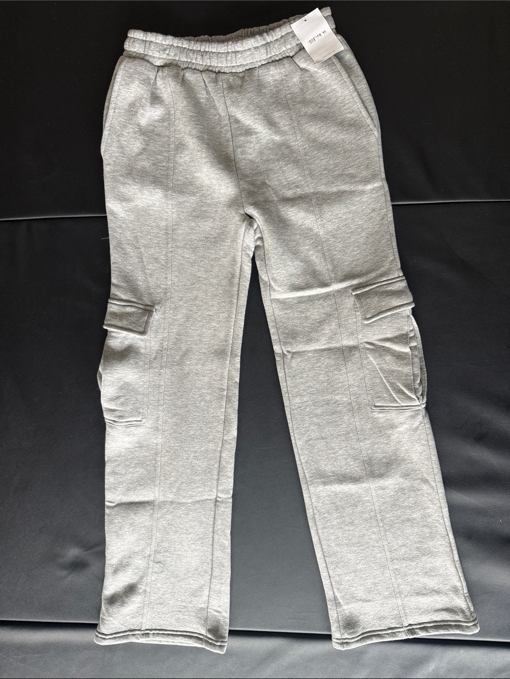NWT Sz S Grey Cargo Sweatpants